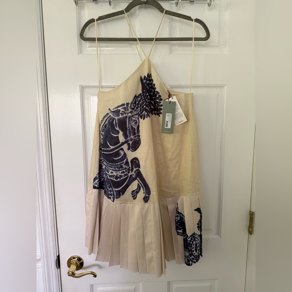 Alemais The Rider Pleated Hem Dress NWT - Picture 5 of 6